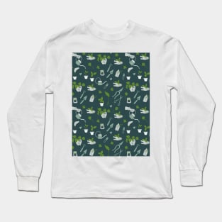 Home gardening pattern Long Sleeve T-Shirt